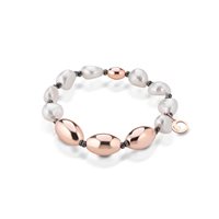 Bracciale Lelune Donna LELUNE GLAMOUR in Argento Perla LGBR243
